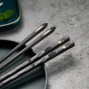 MZSX Chopsticks, Gift Set, High-end Luxurious Professional Design, Super Strong