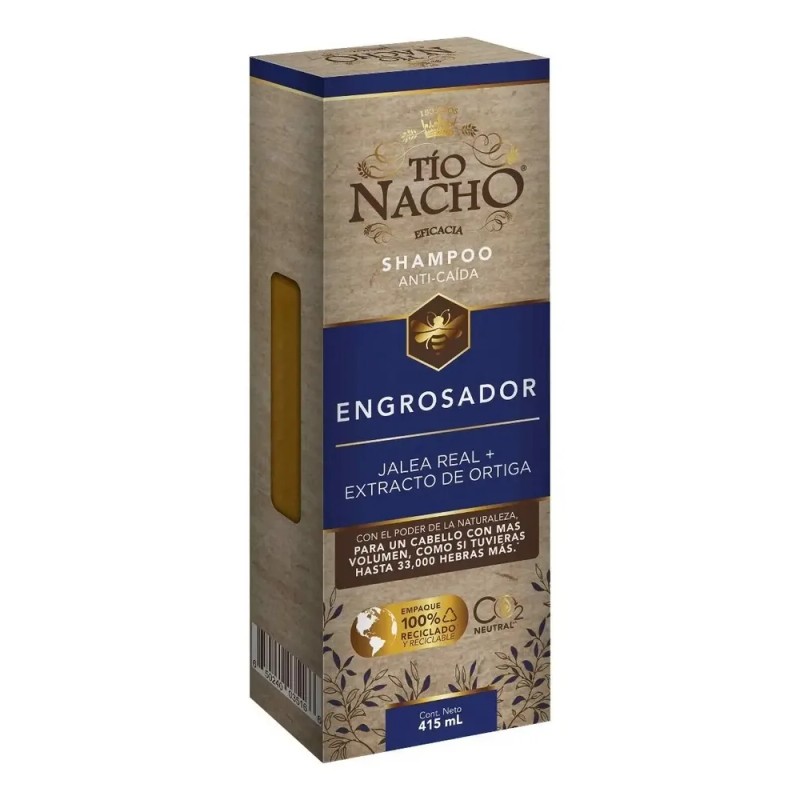 Tio Nacho Shampoo Engrosador Anti-caída Fortalecedor 415 Ml