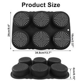 Litoexpe 1 molde de silicona para hamburguesa de pan, moldes antiadherentes para pan, mini baguette, charola para hornear panecillos de perritos calientes
