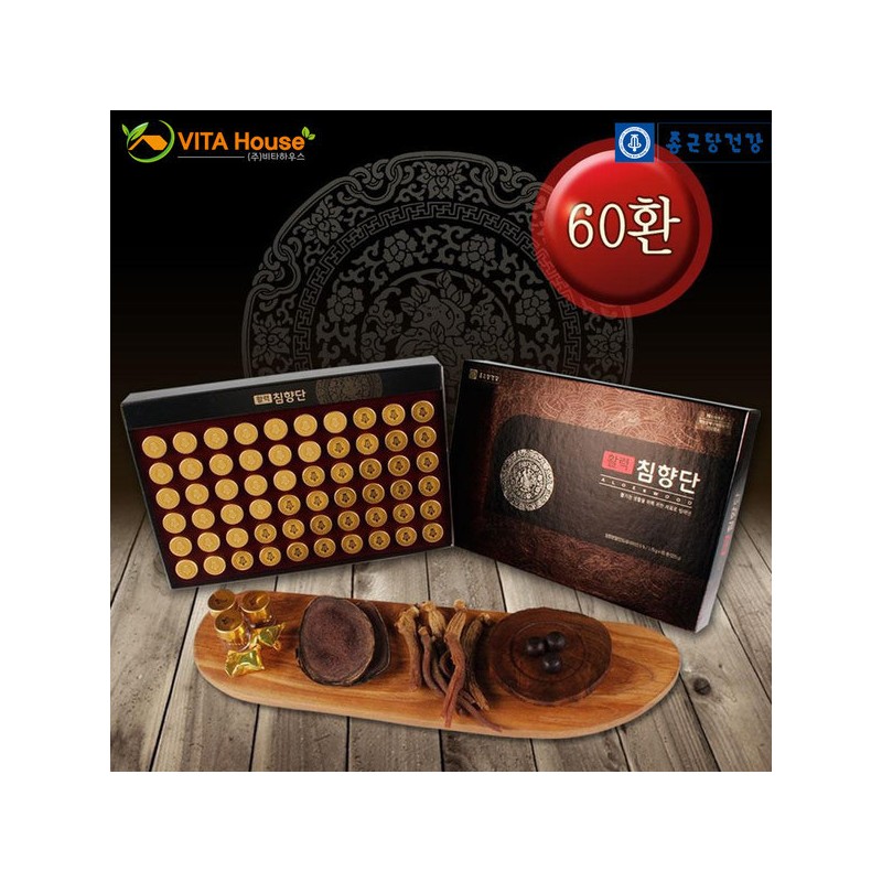 Chong Kun Dang Health Vitality Agarwood 60 Pills Health Gift