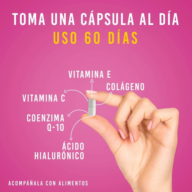 Lifeed Skin Colgeno, cido Hialurnico, Q10, Vitamina E Y C