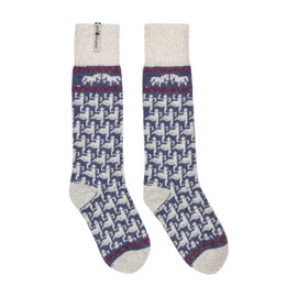 ÖJBRO VANTFABRIK Knitted Lambswool Socks Various Models Size S / 34-37 M / 38-41 L / 42-45 Warm Soft Made in Sweden, Ringdans Ester