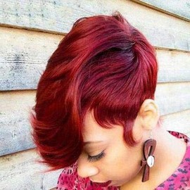 FCHW Short Pixie Cut Hair Wig Short Hairstyles Synthetic Wigs For Women Popular Fashion Wigs Heat Resistant Hairpieces Women's Wig
