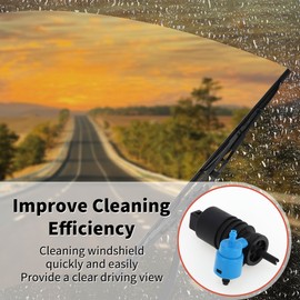 QUARKZMAN VAUXHALL CORSA B HATCH VAN WINDSCREEN WASHER PUMP WITH GROMMET WASHER PUMP #1450185 - 1 PIECE