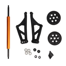 RC Wheelie Bar Kit Anti Roll RC Tail Wheel Head Up Wheel Kit Upgrade Parts for ZD Racing MX 07 4WD 1/7 RC Truck