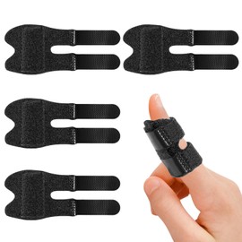 Trigger Thumb Splints, Finger Splint for Broken/Straightening/Arthritis, Breathable Thumb Brace for Thumb/Middle/Ring/Index/Pinky Finger