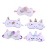 FOMIYES Pcs Plush Sleep Masks Unicorn Eye Cover Comfortable Blindfold