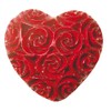 '"Rose Heart Soapstone Red 6 x 6 cm [German Language]