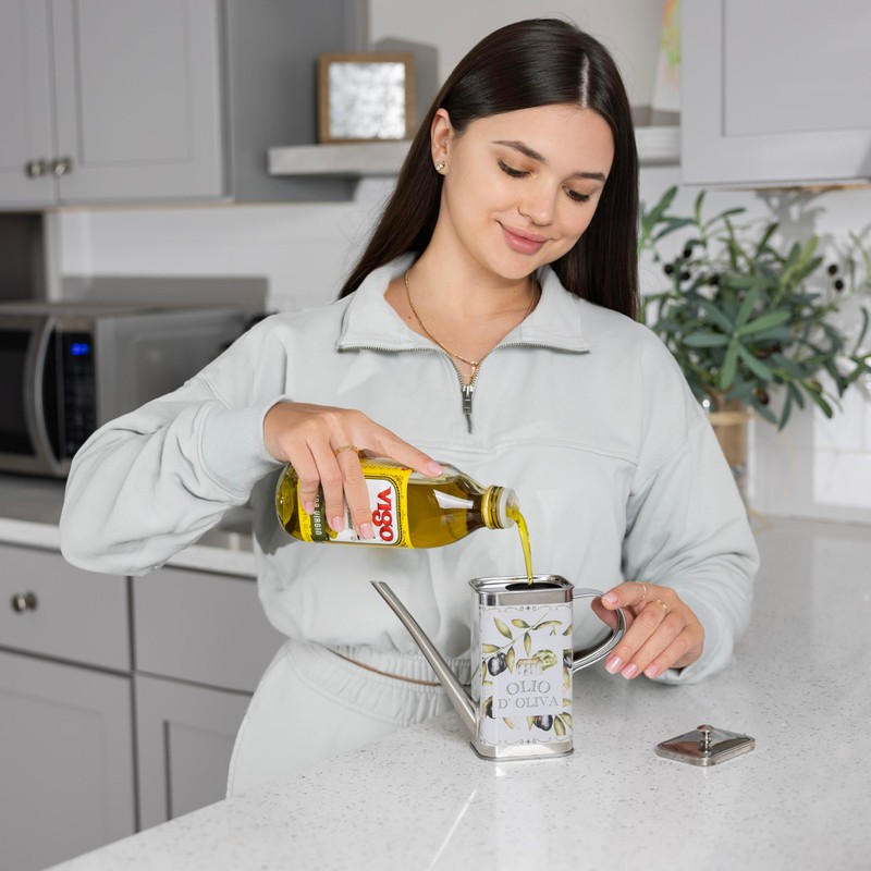Fox Run Stainless Steel Olive Oil Dispenser With No Drip