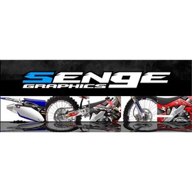 Senge Graphics Solid Black rim protector set for one 18 inch rim and one 21 inch rim