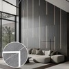 Matte White Molding Trim Peel and Stick, Flexible Mirror Border