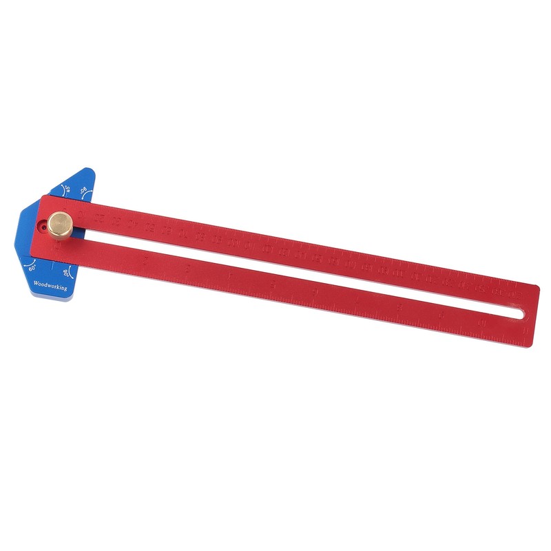 Woodworking Scriber 270mm Aluminum Alloy Angled Ruler Line Scribing Marking