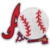 3Psc Atlanta Fans' Favorite Baseball Iron On Patches, for Jacket