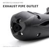 Mokuo Motorcycle Exhaust Assembly in Heavy Iron Material Compatible with