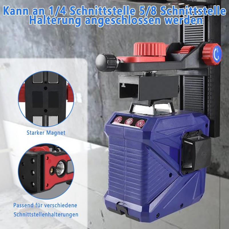 Laser Mount for Telescopic Rod: Multifunctional Laser Wall Mount Height
