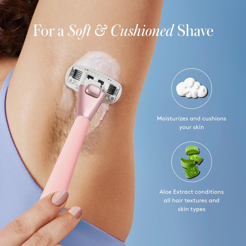 Athena Club Women's Extra Gentle Cloud Shave Foam + 4