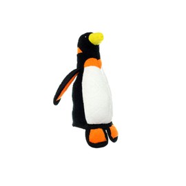 TUFFY - World's Tuffest Soft Dog Toy - Zoo Penguin - Squeakers - Multiple Layers. Made Durable, Strong & Tough. Interactive Play (Tug, Toss & Fetch). Machine Washable & Floats.