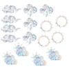 16Pcs Rainbow Suncatcher Window Clings Anti Collision Window Stickers Decals