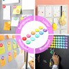Tellegloww 1-100 0.98" Glass Magnetic Numbers for Whiteboard,Rainbow Color