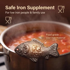 Aoplkzn 6 iron fish cooking tools