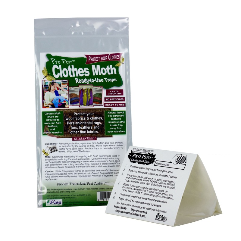 Pro-Pest Clothes Moth Traps - Ready to Use - 1