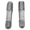 Yctze 2pcs High Speed Steel Metric Thread Tap, Straight Flute