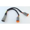 DT 4 Way Connector Plug Splitter Wire Harness 1 Male
