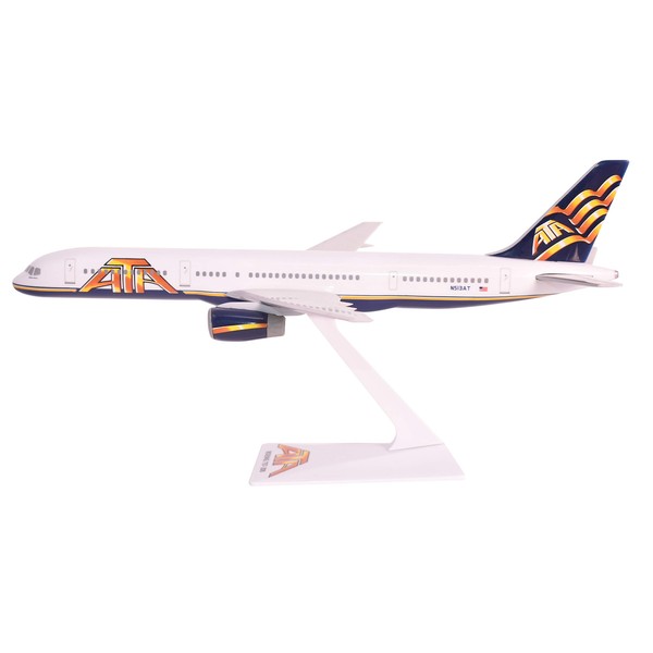 ATA (01-Cur) 757-200 Airplane Miniature Model Plastic Snap-Fit 1:200 Part# ABO-75720H-051