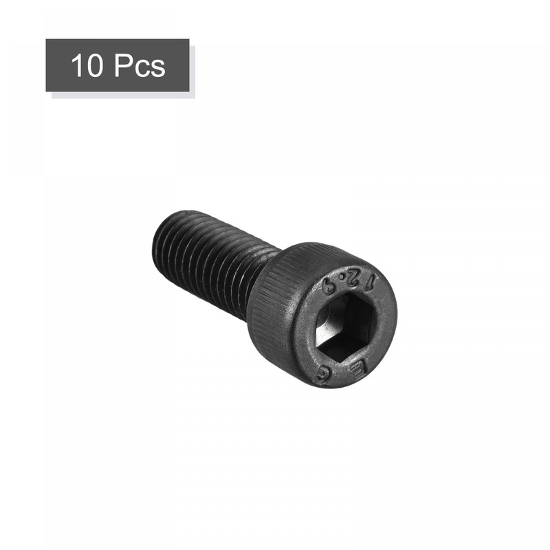 sourcing map M8x22mm Socket Head Bolts 12.9 Grade Alloy Steel