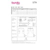 Burda Style Sewing Pattern Women's Skirt with Side Pockets Sizes