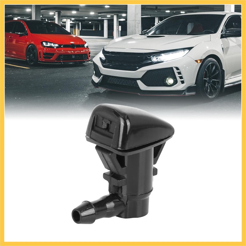 REPAIROCK 2pcs 8S4Z17603AA Windshield Washer Sprayer Nozzle Single Hole Replacement