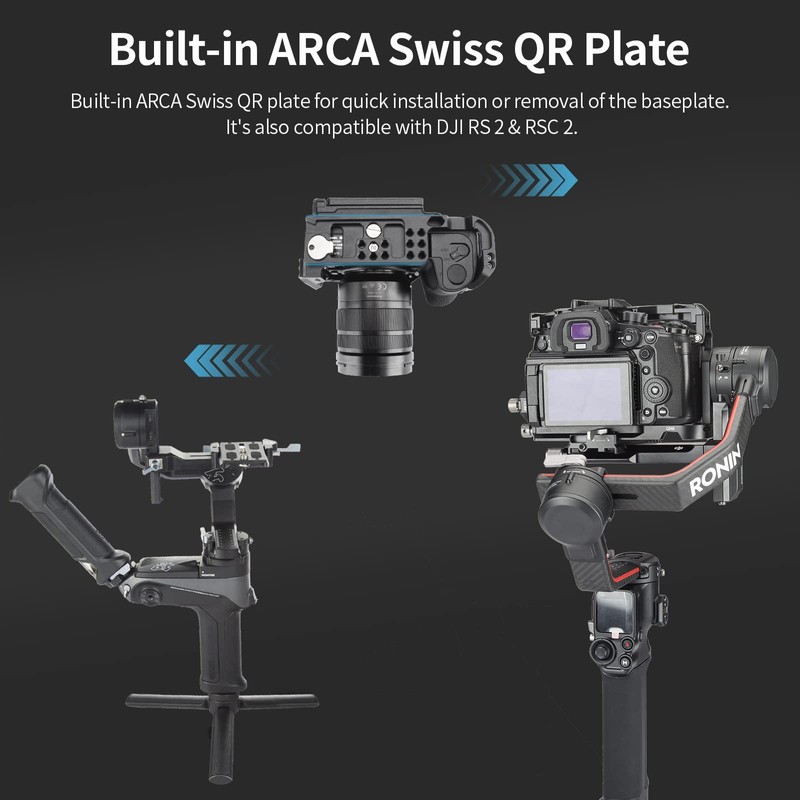 Nitze Camera Cage for Panasonic GH6 Camera with NATO Rail
