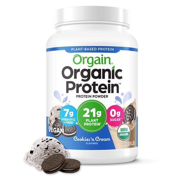 Orgain Orgain Organic Vegan Protein Powder, Cookies 'n Cream -