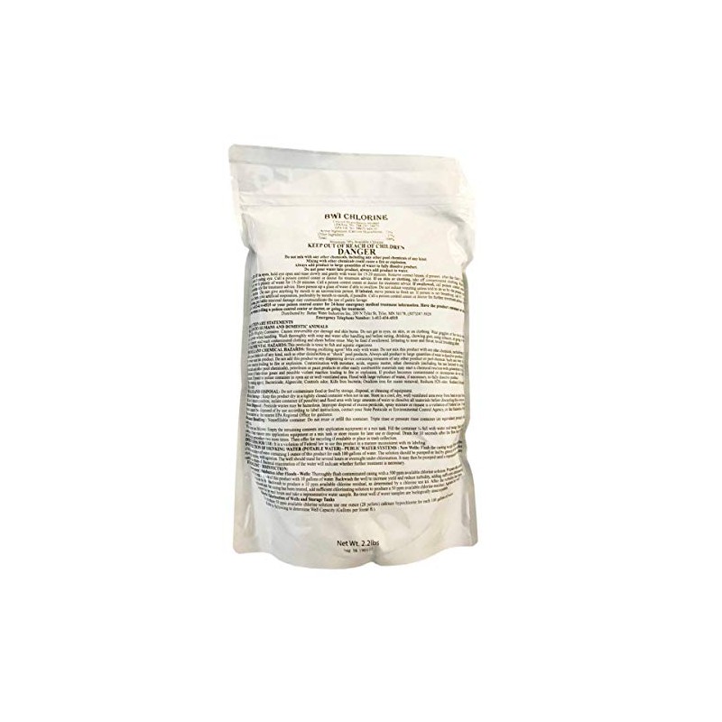 Better Water Industries C21044 Chlorine Pellets