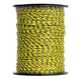 Upgraded Electric Fence Poly Wire 1312 Feet 400 Meters, 9 Stainless Steel Strands Electric Fence for Livestock, 1/8" Diameter Portable Electric Fencing