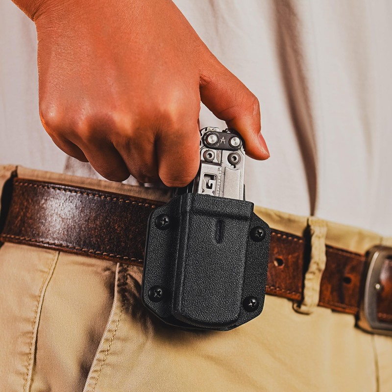 TACTICAL GEEK TX3 Multi-Tool Sheath Holster, Adjustable Thick Multi-Tool Holder