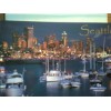 NEW PHOTO POST CARD SEATTLE @ DUSK BEAUTIFUL SEATTLE WASHINGTON