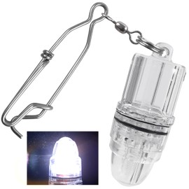 Deep Drop LED Fishing Light, 4.3 Inch Waterproof Super Bright Underwater Fish Attracting Lamp with Clip for Swordfish Tilefish Halibut Tuna Night Fishing 2,100 ft