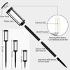 ALFIOT Solar Pathway Lights Outdoor,6 Pack Solar Lights Outdoor, IP65