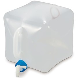 BUNDOK BD-355 Water Tank, 2.8 gal (10 L), Foldable, Compact, Water Supply, Faucet Included, Disaster Prevention, Lightweight