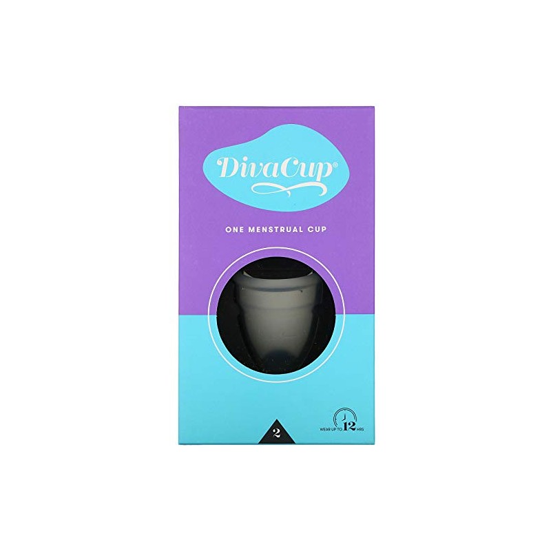 【月経カップ】ディーバカップ（DivaCup）世界シェアNo.1の月経カップ 初めてでも使いやすい コットンポーチ付き (モデル２（サイズ２）)