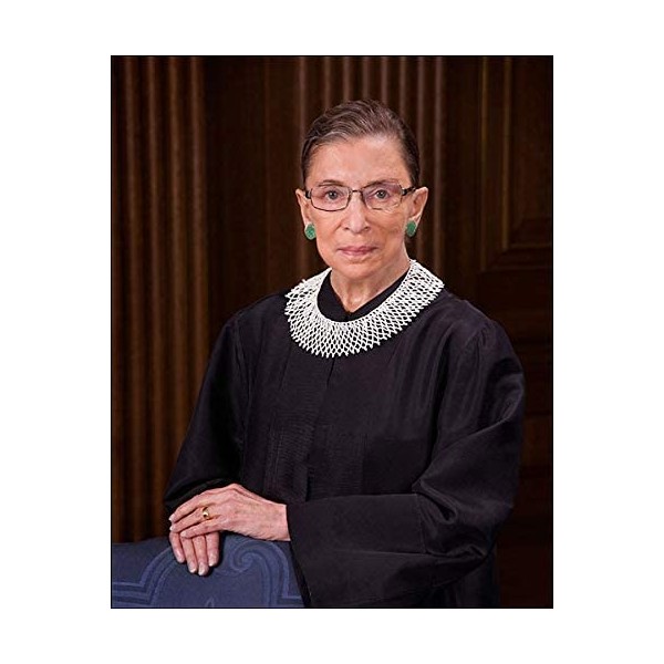 Supreme Court Justice Ruth Bader Ginsburg Portrait 8x10 Silver Halide Photo Print