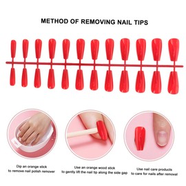 IWOWHERO 3sets Ballet Nails Fake Nontoxic Material Nail Art Tools for Manicure Wedding Prom Diy Home Art