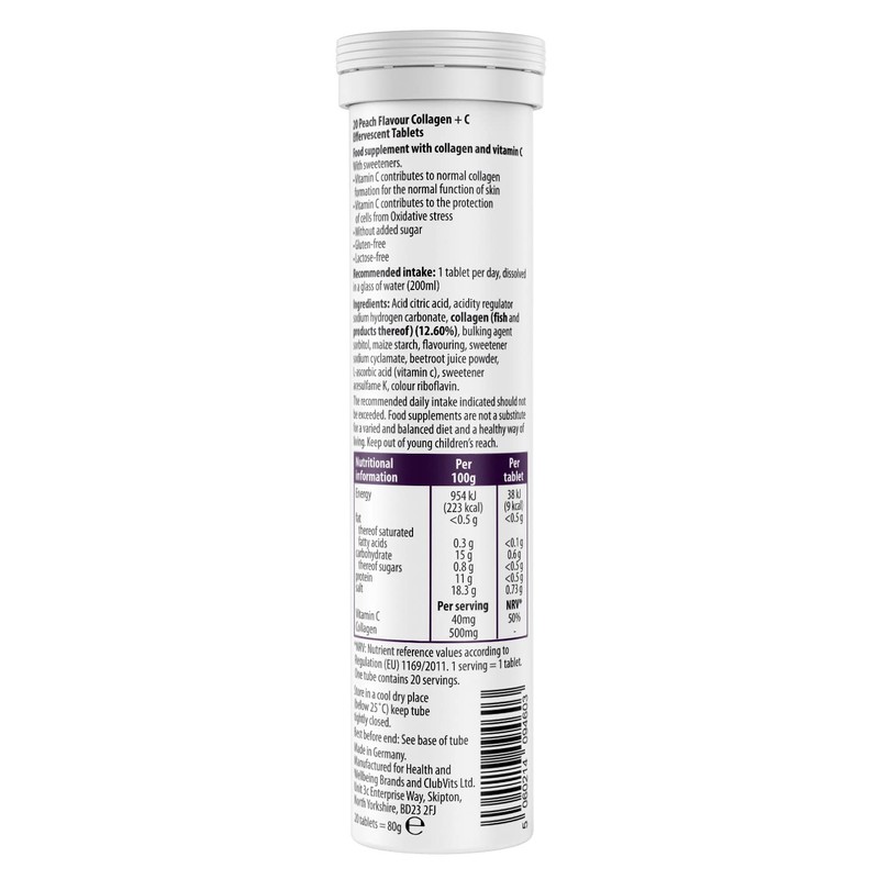 Beauty & Co Collagen Effervescent - Marine Collagen & Vitamin