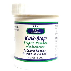 ARC Laboratories Kwik-Stop Styptic Powder for Dogs, Cats and Birds (42-gm container) by Arc International