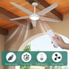 YITAHOME 54" Ceiling Fan with Light Remote Control Black 5