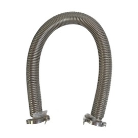 EASTVAC KF25 Stainless Steel 304 Vacuum Flexible Bellows Hose Vacuum Bellows 1000mm+ 2pcs KF25 aluminum clamp + 2 pcs KF25 center ring (KF25 1000mm)