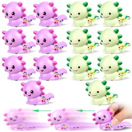 LHSYFBZ 14 Pcs Axolotl Pull Back Cars, Mini Cars Bulk,Party Favor Cars Toys, Carnival Prizes,Teacher Treasure Prize Box Toys Goodie Bag Stuffers for kids