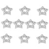 Healvian 10pcs Star Shape Nail Charms Creative Rhinestone Manicure Decorations
