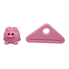 Cute Little Pig Toothpaste Topper, Include 1pc Triangle Toothpaste Squeezer Toothpaste Cap Interesting Gadgets Gift for Family Friends